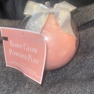 Body Glow Powder Puff - Pink